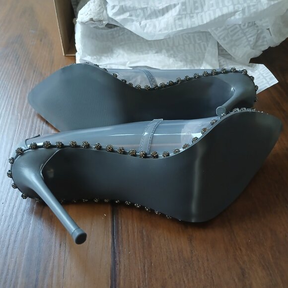 Steve Madden Vyper Womens Synthetic Embellished Pointed Toe Heels-Size 11 - Picture 4 of 6